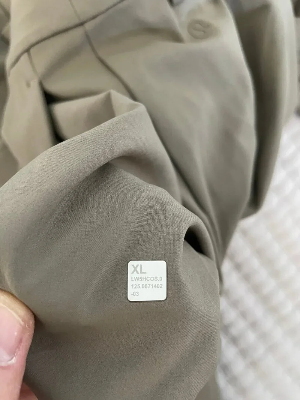 lululemon Wide-Leg Trouser Pant Women's XL Dark Olive Pleated Woven Career - Picture 8 of 9